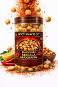 Spicy Snack Co Tandoori Masala Makhana 70g | Roasted Fox Nuts | Spicy & Smoky Flavor | Healthy Evening Snack | Ready to Eat